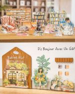 استیکر The cat in the bookstore - Image 2