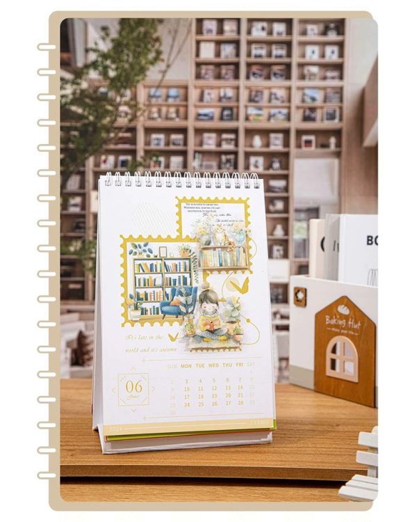 استیکر The cat in the bookstore - Image 7