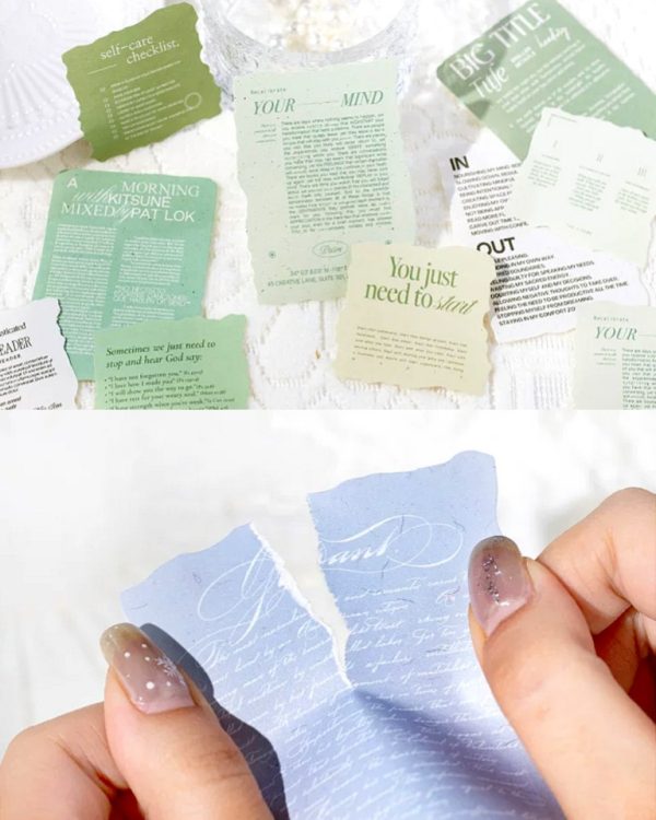 متریال کاغذی Romantic meaning - Image 7