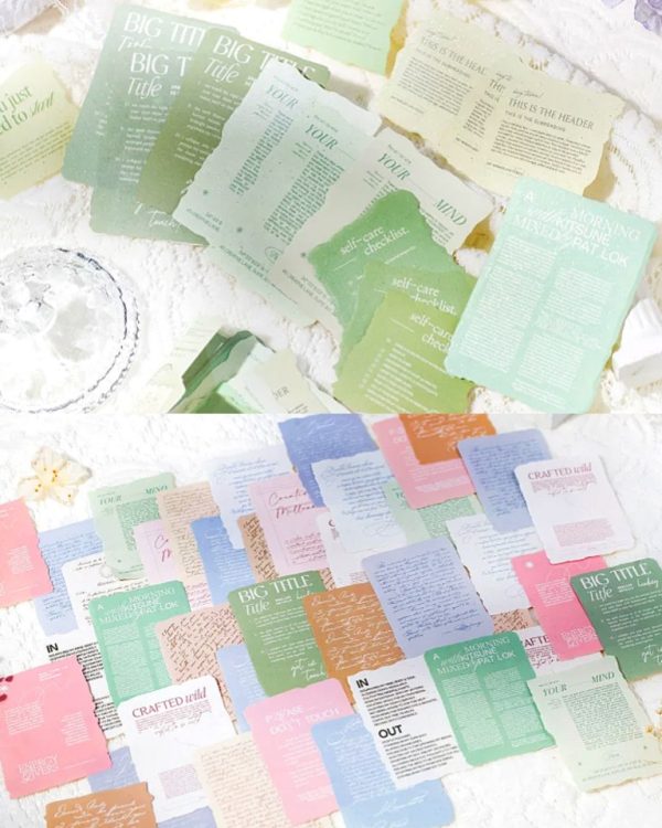 متریال کاغذی Romantic meaning - Image 10