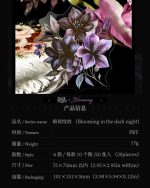 استیکر Blooming in the dark night - Image 10