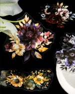 استیکر Blooming in the dark night - Image 8