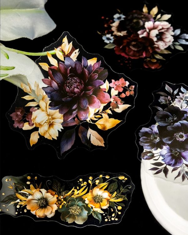 استیکر Blooming in the dark night - Image 8