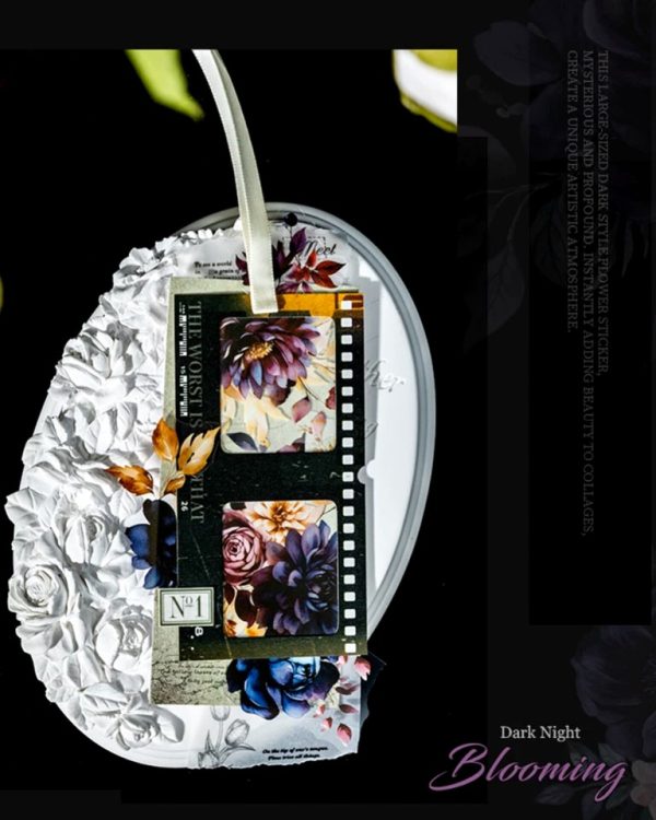 استیکر Blooming in the dark night - Image 9