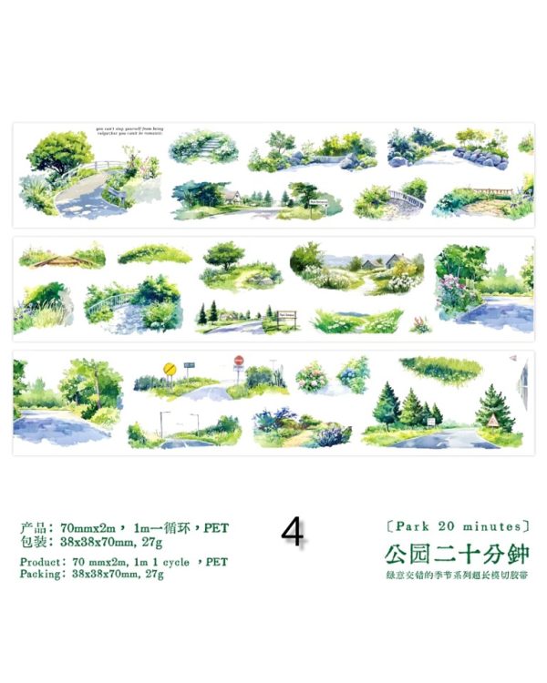 چسب واشی A season of greenery - Image 16