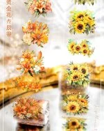 واشی گل طلاکوب برش خورده Fragrant flower shop - تصویر 8