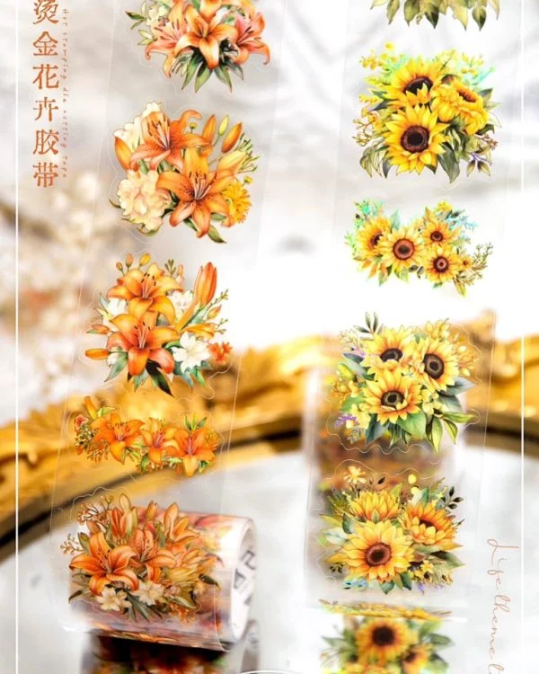 واشی گل طلاکوب برش خورده Fragrant flower shop - تصویر 8