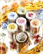 واشی گل طلاکوب برش خورده Fragrant flower shop - تصویر 12