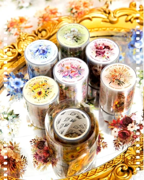 واشی گل طلاکوب برش خورده Fragrant flower shop - تصویر 12