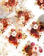 واشی گل طلاکوب برش خورده Fragrant flower shop - تصویر 18
