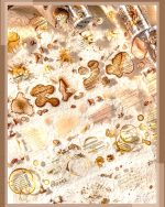 چسب واشی برش خورده Fluffy T Traces of Coffee - Image 2