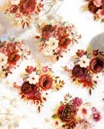واشی گل طلاکوب برش خورده Fragrant flower shop