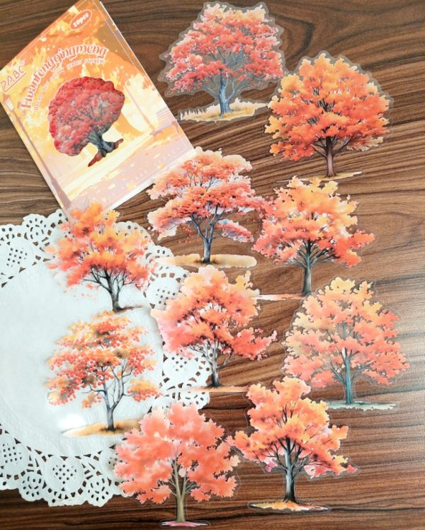 استیکر درخت پائیزی و زمستانی - Image 10