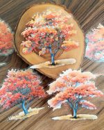 استیکر درخت پائیزی و زمستانی - Image 4