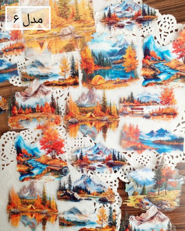 استیکر Mountain Travel Series - Image 12