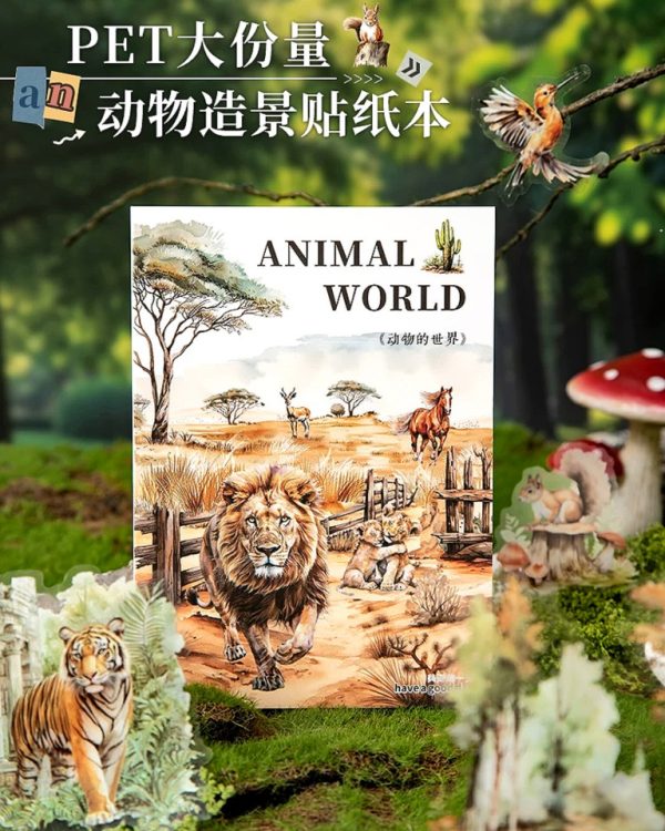 کتابچه استیکر Animals World - Image 3