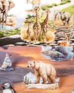 کتابچه استیکر Animals World - Image 2