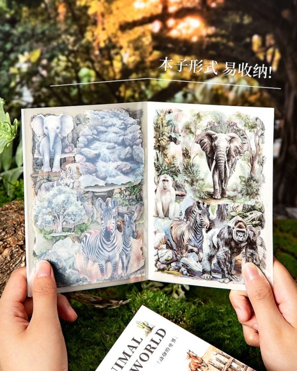 کتابچه استیکر Animals World - Image 5