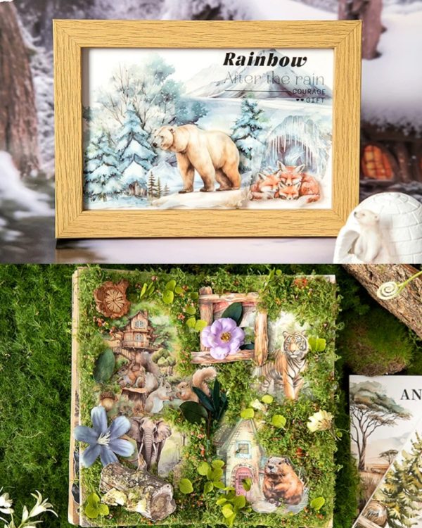 کتابچه استیکر Animals World - Image 9