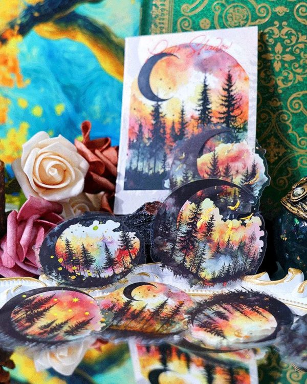 استیکر طلاکوب Mist Series - Image 3