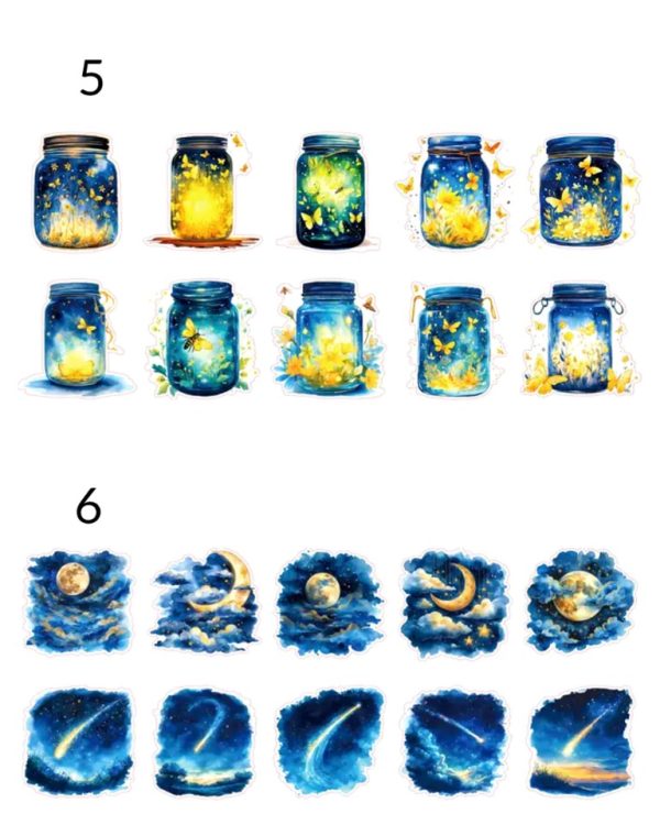استیکر طلاکوب Mist Series - Image 13
