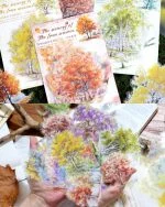 استیکر درخت The scenery of the four seasons - تصویر 8