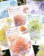 استیکر درخت The scenery of the four seasons - Image 9