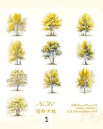 استیکر درخت The scenery of the four seasons - Image 11