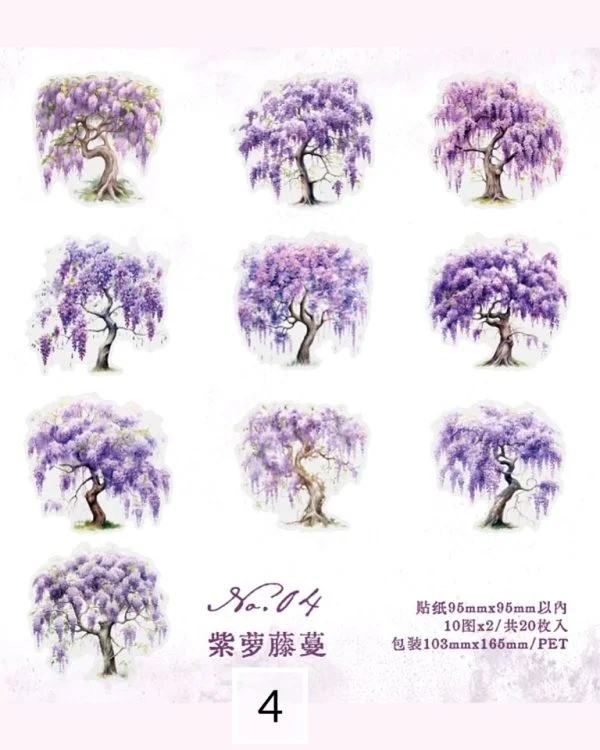 استیکر درخت The scenery of the four seasons - تصویر 14