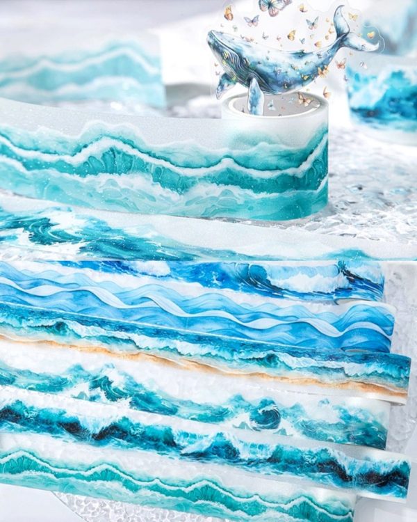 چسب واشی Wave flower one by one - Image 5