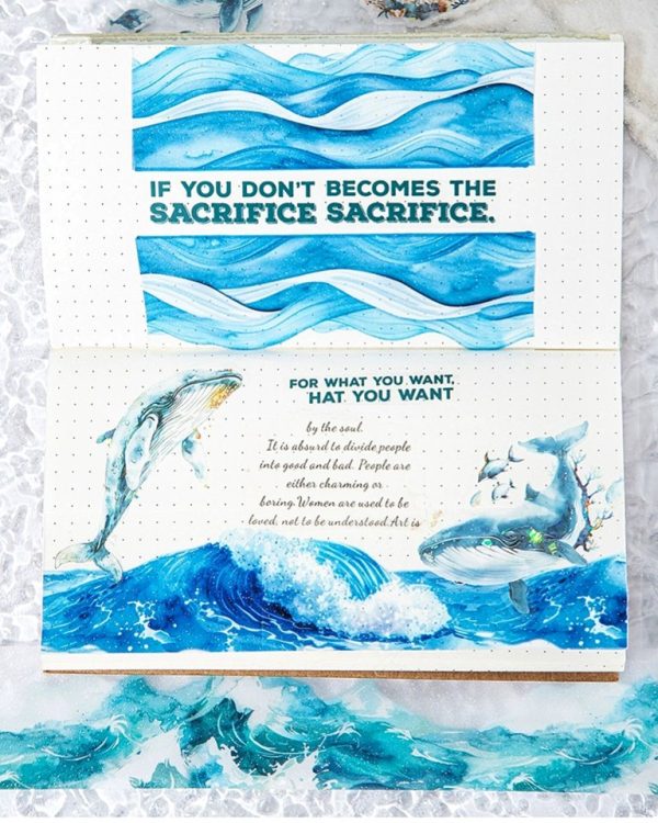 چسب واشی Wave flower one by one - Image 4