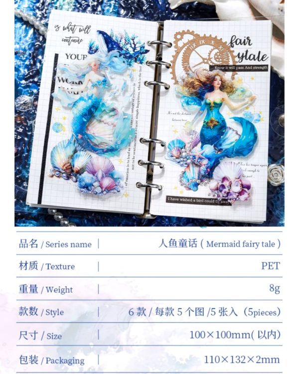 استیکر پری دریایی Mermaid fairy tale - Image 10