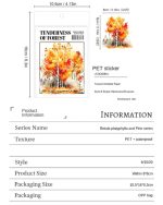 استیکر Betula platyphylla and pine - Image 12