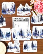 استیکر Betula platyphylla and pine - Image 5