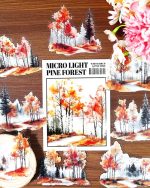 استیکر Betula platyphylla and pine - Image 6