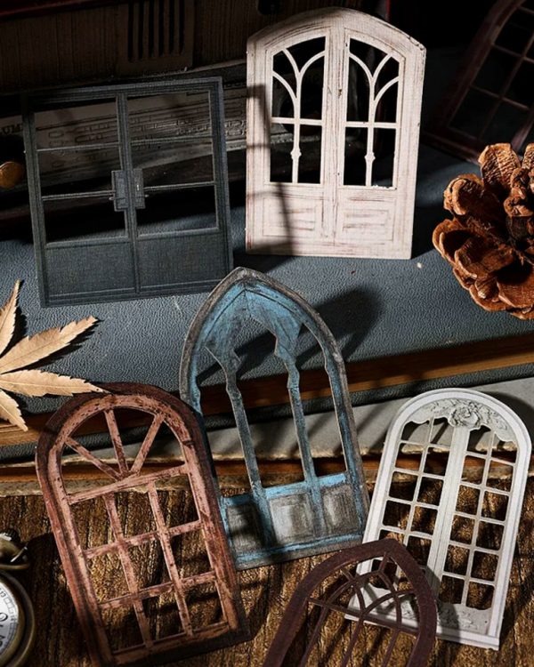 پنجره های مقوایی Elegant carvings windows - Image 4