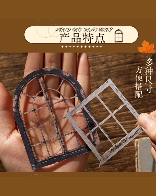 پنجره های مقوایی Elegant carvings windows - Image 7