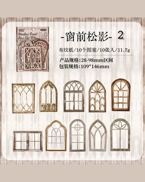 پنجره های مقوایی Elegant carvings windows - Image 14