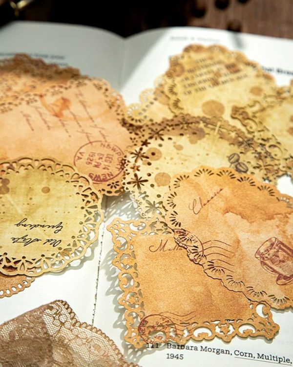 متریال کاغذی لبه گیپوری Coffee paper - Image 5