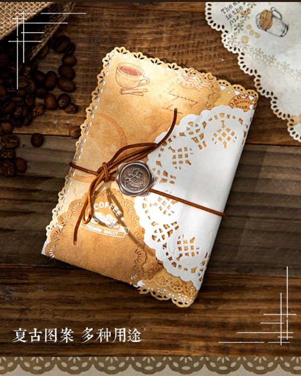 متریال کاغذی لبه گیپوری Coffee paper - Image 10