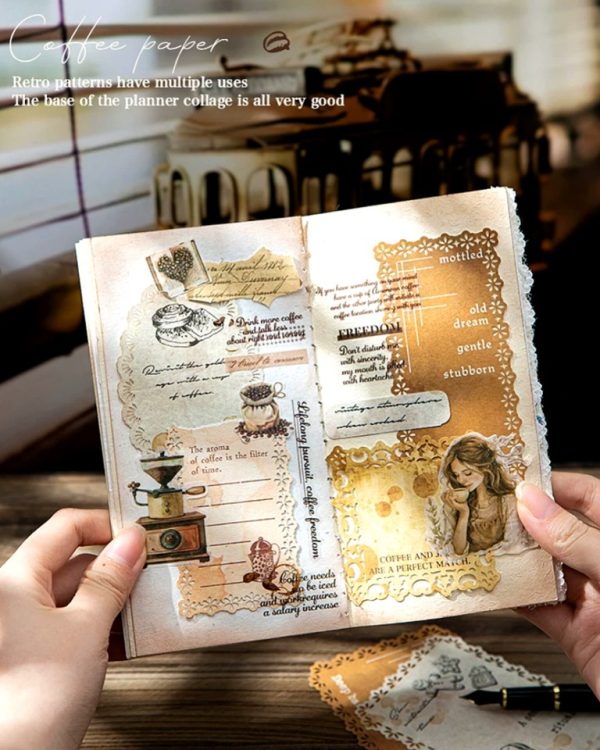 متریال کاغذی لبه گیپوری Coffee paper - Image 9