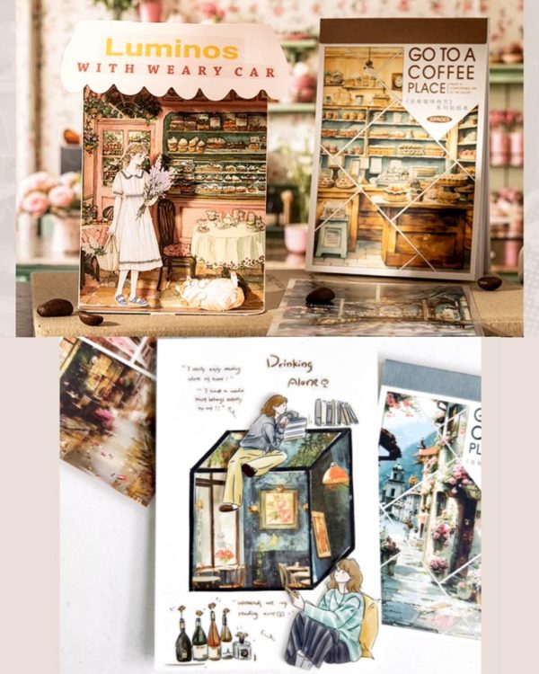 دفترچه استیکر Go to a coffee place - Image 12