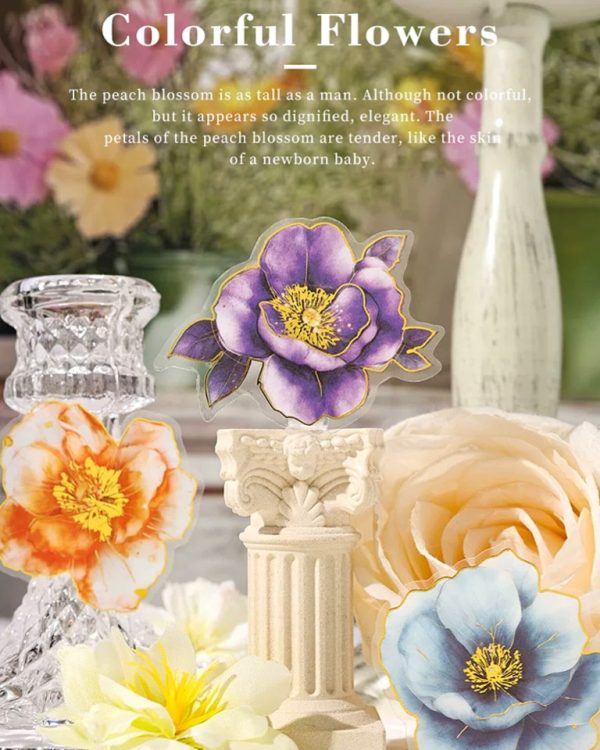 استیکر طلاکوب Gilt Flower Dawn - Image 9