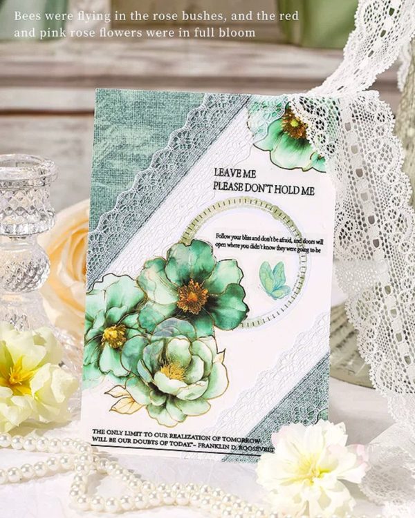 استیکر طلاکوب Gilt Flower Dawn - Image 5