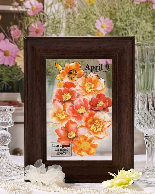 استیکر طلاکوب Gilt Flower Dawn - Image 4