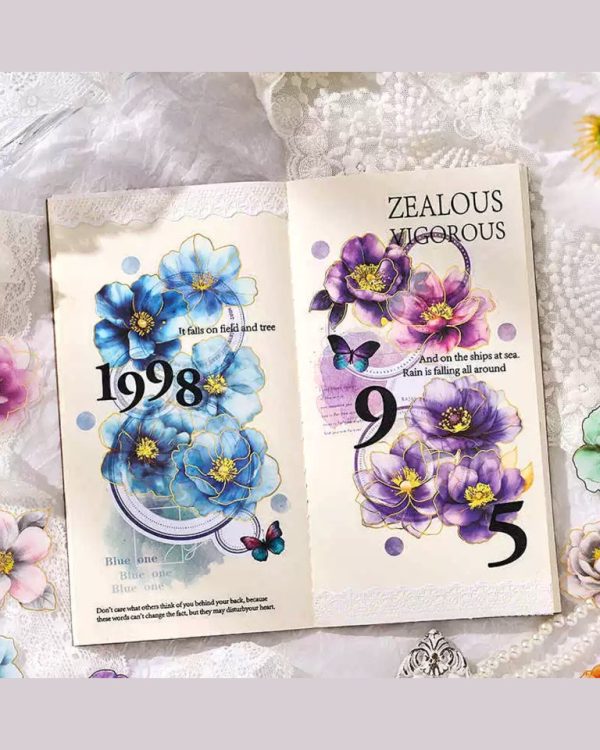 استیکر طلاکوب Gilt Flower Dawn - Image 3