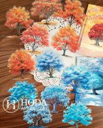 استیکر درخت پائیزی و زمستانی