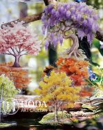 استیکر درخت The scenery of the four seasons