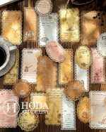 متریال کاغذی لبه گیپوری Coffee paper