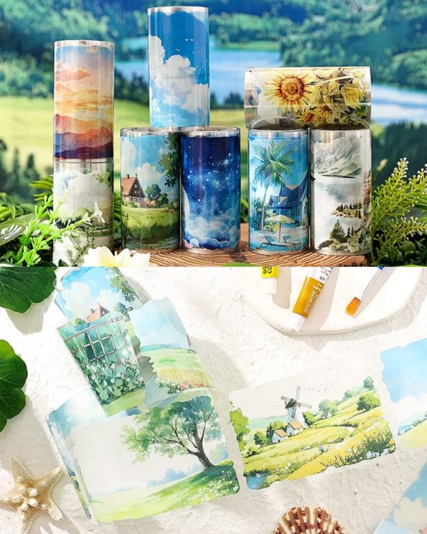 چسب واشی Lace flower language - Image 7